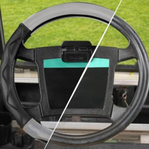 14" Club Car Steering Wheel Cover in GREY / Black (Fits ALL Club Car) - Image 4