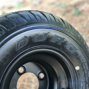 Duro Excel Touring 18x8.5-8 Golf Cart Tires and OEM Black Steel Wheels Combo - Set of 4 - Image 3