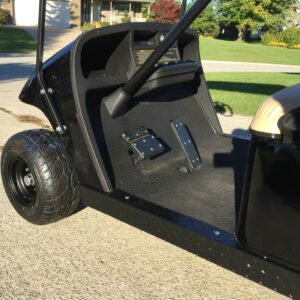 Duro Excel Touring 18x8.5-8 Golf Cart Tires and OEM Black Steel Wheels Combo - Set of 4 - Image 9
