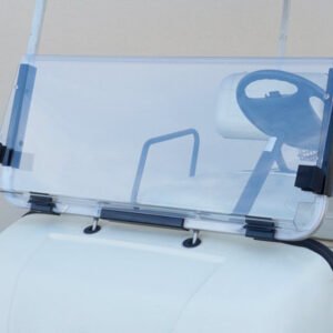 EZGO RXV Folding Windshield (Choose: Tinted or Clear) - Image 2