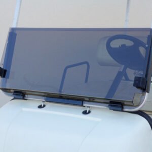 EZGO RXV Folding Windshield (Choose: Tinted or Clear) - Image 1