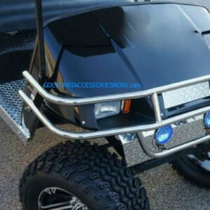 EZGO TXT & Medalist Stainless Steel Golf Cart Brush Guard (Fits 1996-2013) - Image 3