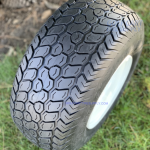 18x8.50-8 STX OEM Golf Cart Tires and Black Steel Golf Cart Wheels Combo - Image 3